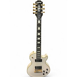 Used Epiphone Matt Heafy Les Paul Custom 7 Alpine White Solid Body Electric Guitar