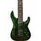 Used Schecter Guitar Research C7SM Green Solid Body Electric Guitar