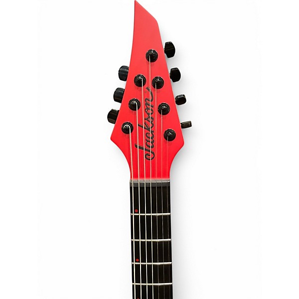 Used Jackson Pro Plus HK7 Red Solid Body Electric Guitar