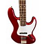 Used Squier Affinity Series J Bass Cherry Red Electric Bass Guitar
