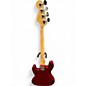 Used Squier Affinity Series J Bass Cherry Red Electric Bass Guitar