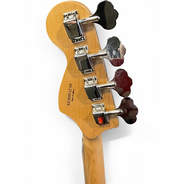 Used Squier Affinity Series J Bass Cherry Red Electric Bass Guitar