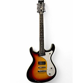 Used Eastwood SIDEJACK 12 Sunburst Solid Body Electric Guitar
