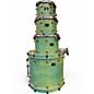 Used Spaun 4 Piece Custom Series Aqua Blue  Drum Kit thumbnail