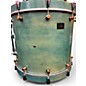 Used Spaun 4 Piece Custom Series Aqua Blue  Drum Kit