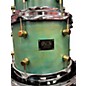 Used Spaun 4 Piece Custom Series Aqua Blue  Drum Kit