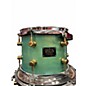 Used Spaun 4 Piece Custom Series Aqua Blue  Drum Kit