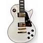 Used 2021 Epiphone Les Paul Custom Alpine White Solid Body Electric Guitar