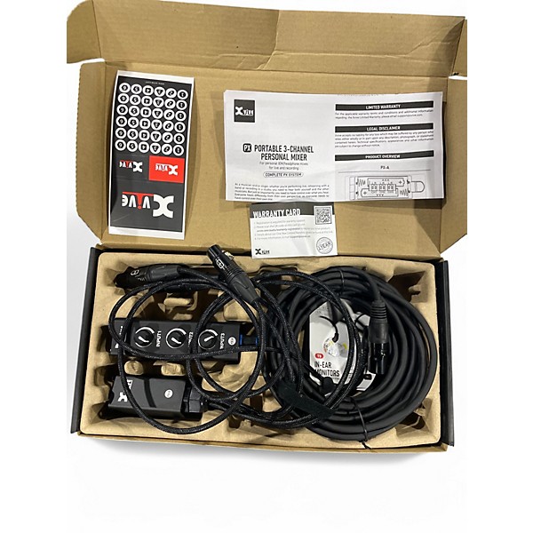 Used Xvive Px system portable 3 channel personal mixer