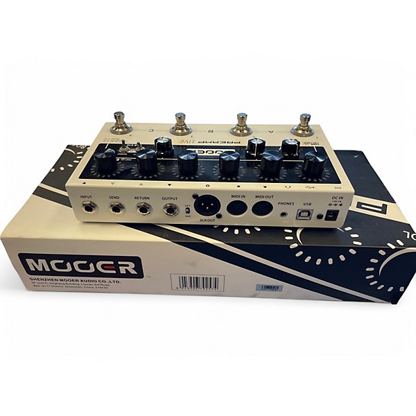 Used Mooer Pre Amp Live Effect Processor