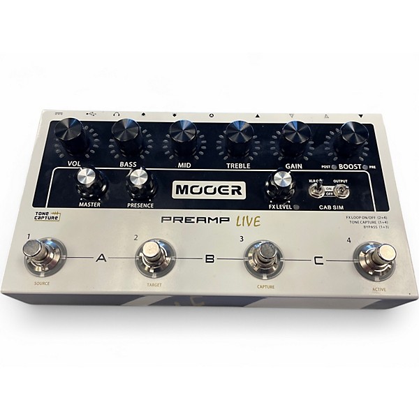Used Mooer Pre Amp Live Effect Processor