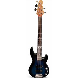 Used G&L USA L2500 5 String Blue Edge Burst Electric Bass Guitar