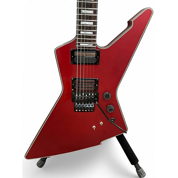 Used Schecter Guitar Research E-1 FRS SATIN CANDY APPLE RED Solid Body Electric Guitar