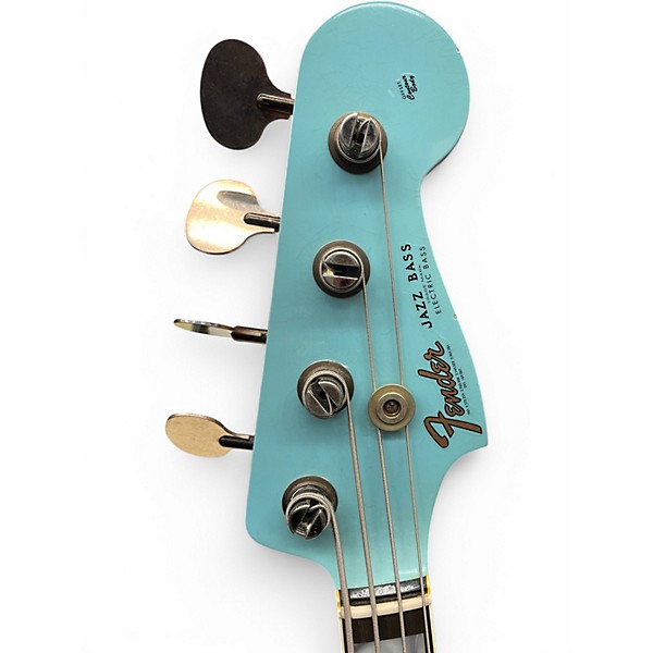 Used Fender 76 JAZZ BASS CUSTOM SHOP Daphne Blue Electric Bass Guitar