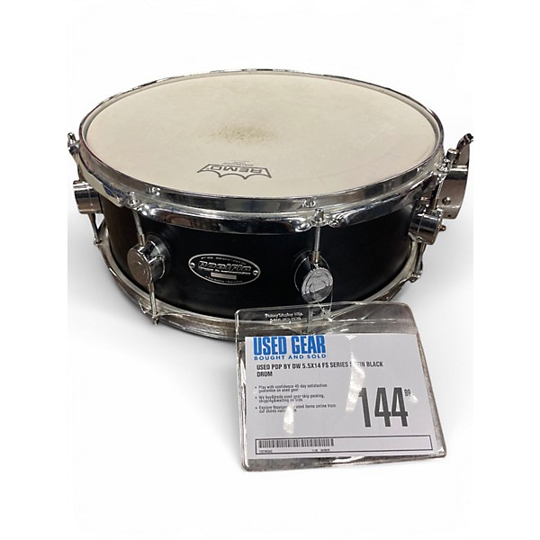 Used PDP by DW 5.5X14 FS Series Satin Black Drum