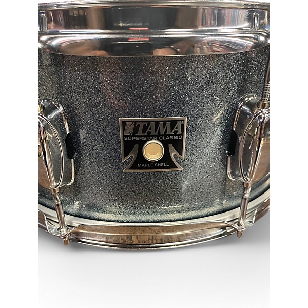 Used TAMA 14X6.5 Superstar Snare SEA BLUE SPARKLE Drum