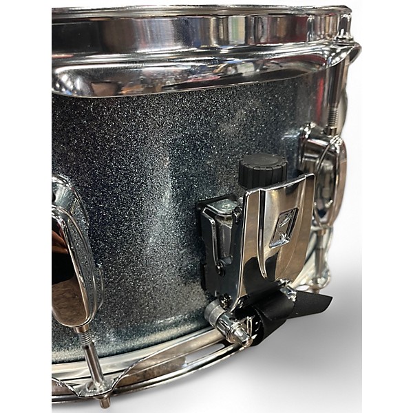 Used TAMA 14X6.5 Superstar Snare SEA BLUE SPARKLE Drum