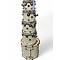 Used DW 5 Piece COLLECTORS 5 PIECE SHELL PACK Pearl White Drum Kit thumbnail