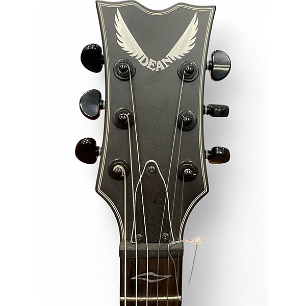 Used Dean THOROUGHBRED SELECT Black Solid Body Electric Guitar