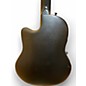 Used Ovation 1866 Legend Black 12 String Acoustic Electric Guitar