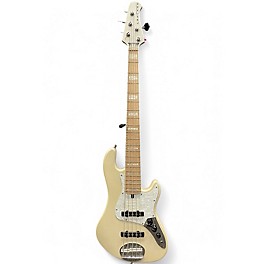 Used Lakland DJ5 Skyline Darryl Jones Signature 5 String Antique White Electric Bass Guitar