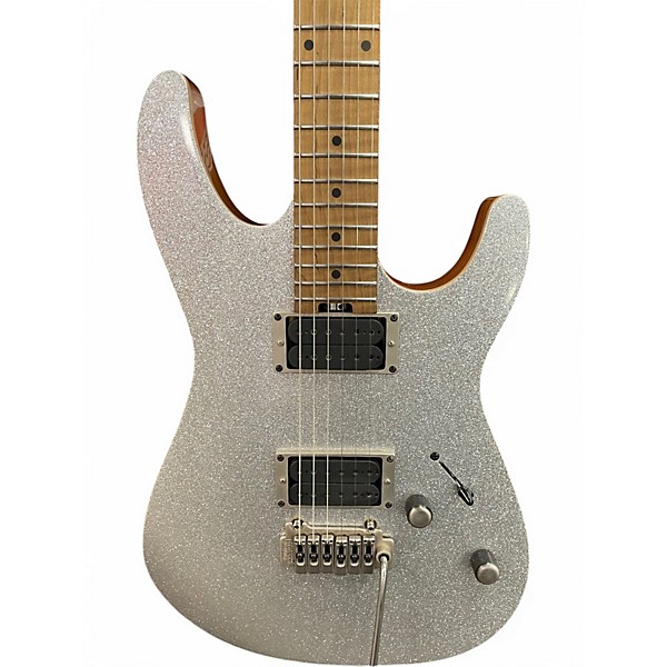 Used Schecter Guitar Research NICK JOHNSTON  ATOMIC GREEN Solid Body Electric Guitar