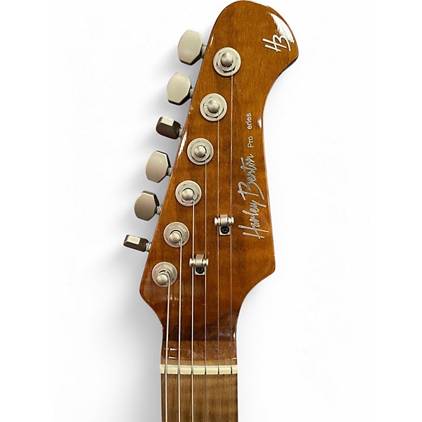 Used Schecter Guitar Research NICK JOHNSTON  ATOMIC GREEN Solid Body Electric Guitar