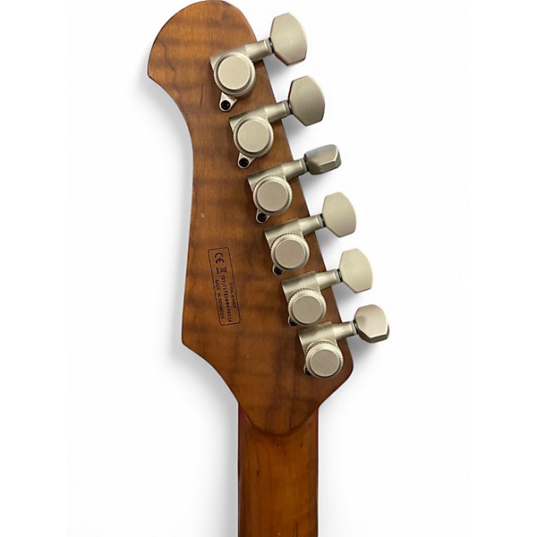 Used Schecter Guitar Research NICK JOHNSTON  ATOMIC GREEN Solid Body Electric Guitar