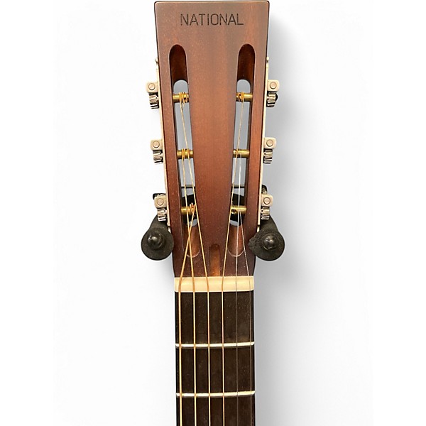 Used National Thunderbox Resonator Natural Acoustic Electric Guitar