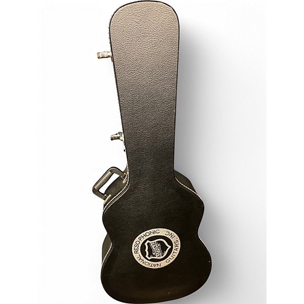 Used National Thunderbox Resonator Natural Acoustic Electric Guitar