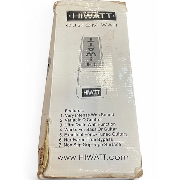 Used Hiwatt custom wah Effect Pedal