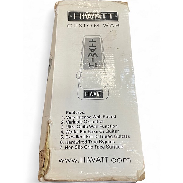 Used Hiwatt custom wah Effect Pedal