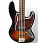 Used 2020 Squier Classic Vibe '60s Fretless Jazz 3 Color Sunburst Electric Bass Guitar
