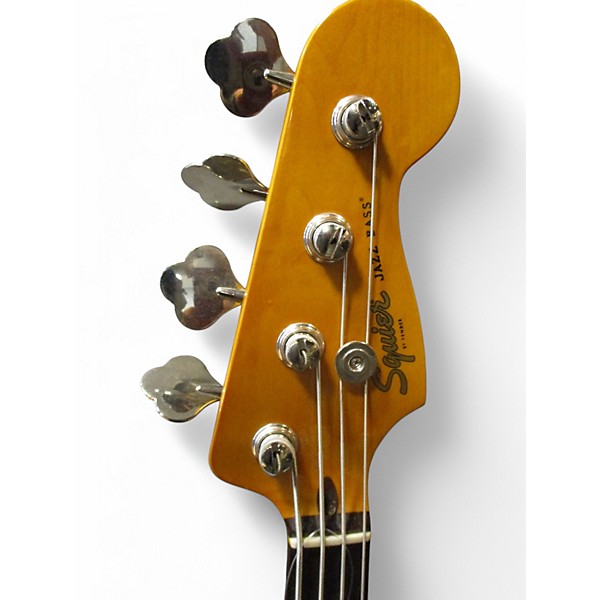 Used 2020 Squier Classic Vibe '60s Fretless Jazz 3 Color Sunburst Electric Bass Guitar