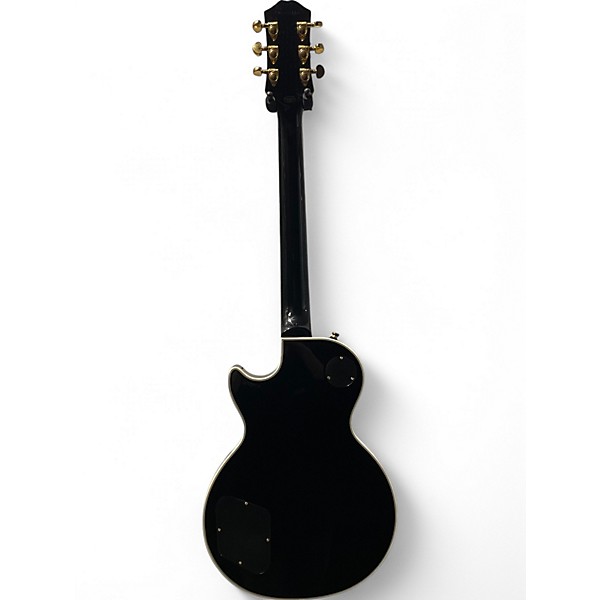 Used Epiphone Les Paul Custom Blackback Pro Antique Ivory Solid Body Electric Guitar