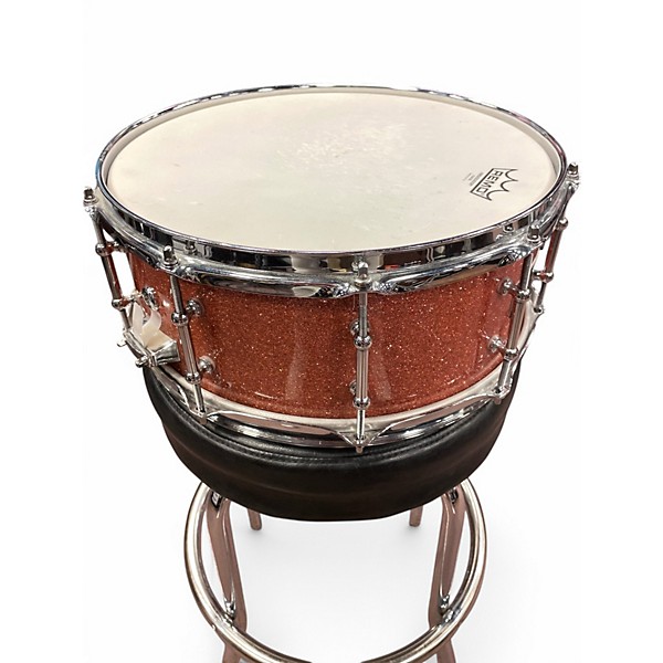 Used Battlefield Drums 14in 14 IN SNARE PINK SPARKLE Drum