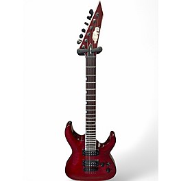 Used Ltd MH200 Black Cherry Solid Body Electric Guitar