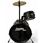 Used SPL 3 Piece Lil' Kicker Black Drum Kit thumbnail