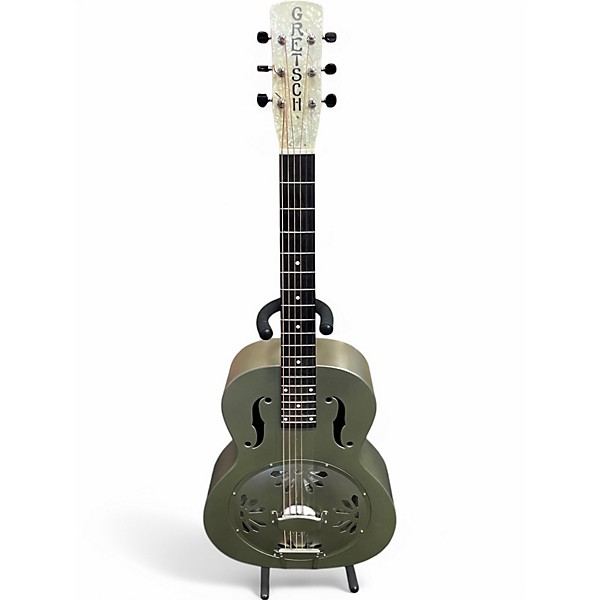 Used Gretsch Guitars G9201 Honey Dipper Silver Resonator Guitar