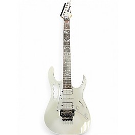 Used Ibanez JEMJR white Solid Body Electric Guitar