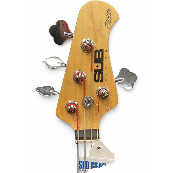Used Sterling by Music Man Ray34 trans tunq Electric Bass Guitar