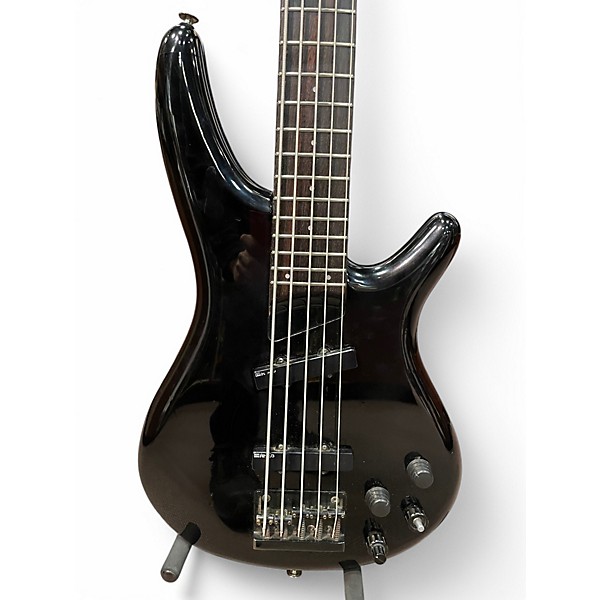 Used Ibanez SR885 Black Electric Bass Guitar