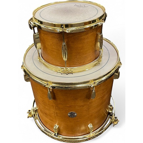 Used Klash Drums 3 Piece Custom Maple Natural Drum Kit