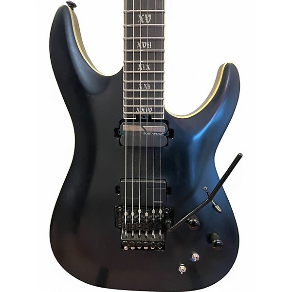 Used 2024 Schecter Guitar Research C-1 FR-S SLS Elite Evil Twin Black Solid Body Electric Guitar