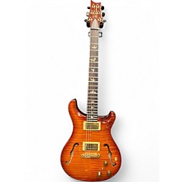 Used PRS Hollowbody II 10 Top Trans Amber Hollow Body Electric Guitar