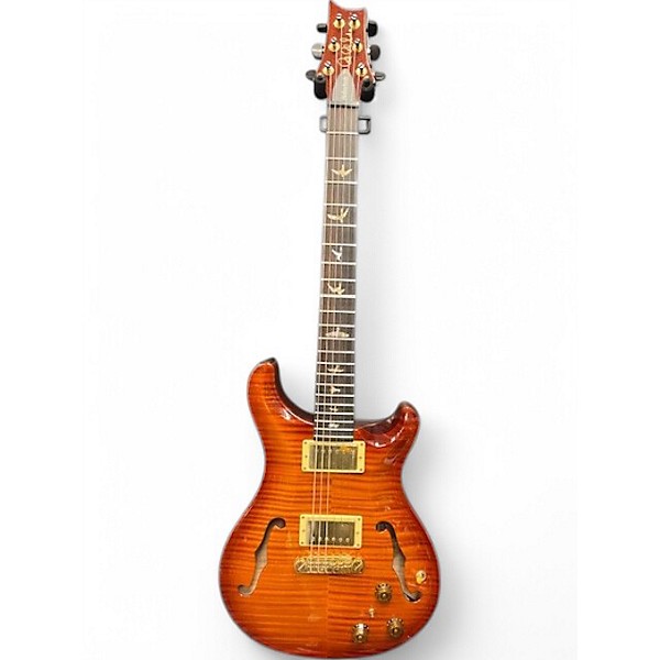 Used PRS Hollowbody II 10 Top Trans Amber Hollow Body Electric Guitar