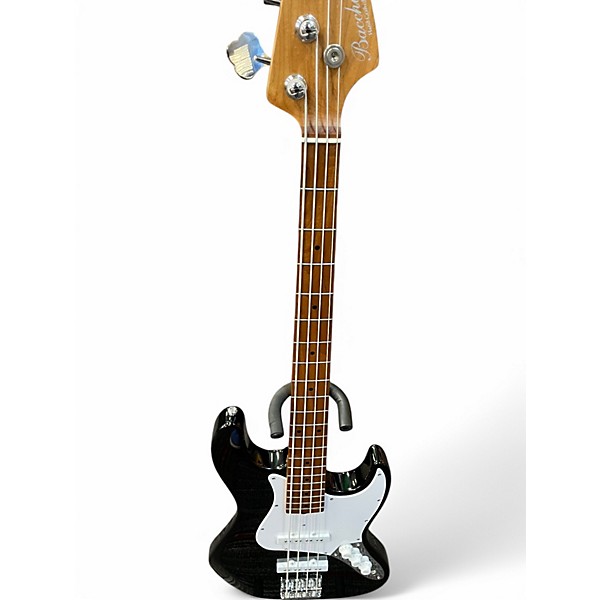 Used Bacchus WOODLINE WL4 Black Electric Bass Guitar