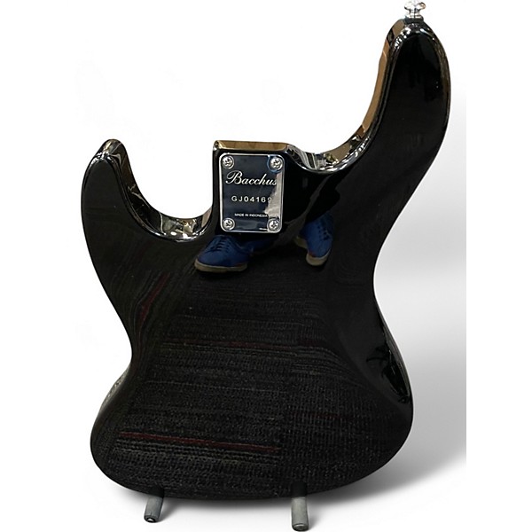 Used Bacchus WOODLINE WL4 Black Electric Bass Guitar