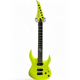 Used Solar Guitars A2.6 Lemon Neon Solid Body Electric Guitar