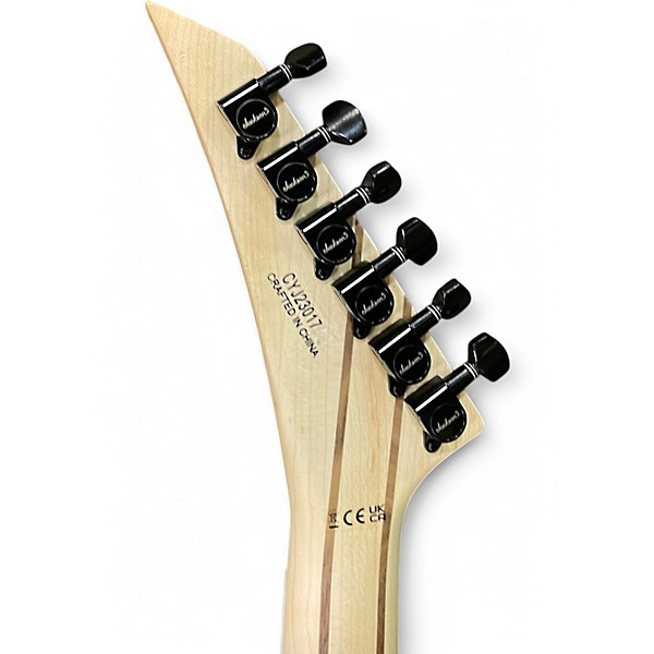 Used Jackson PRO PLUS SERIES DINKY DKAQ FIRE STORM Solid Body Electric Guitar